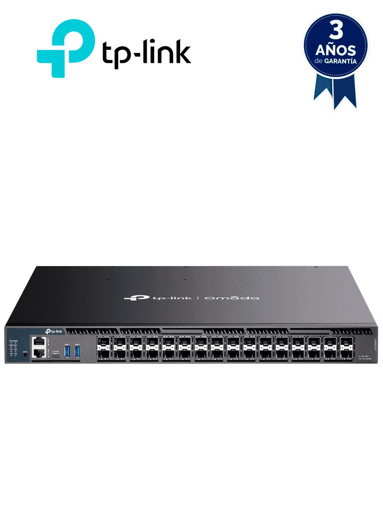 TP-LINK SX6632YF- Switch Omada L3 Stackable de 26 puertos SFP+ 10G y 6 TP-LINK SX6632YF- Switch Omada L3 Stackable de 26 puertos SFP+ 10G y 6