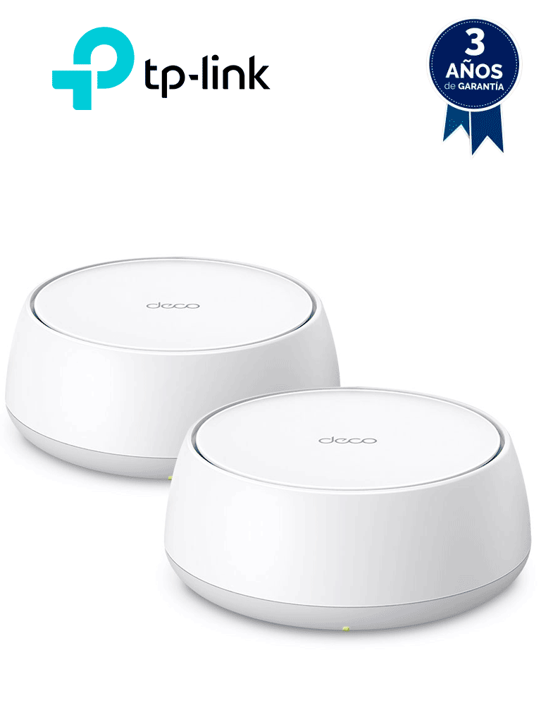 TP-LINK DECO BE25 (2-PACK) – Sistema Mesh WiFi 7 , Wi-Fi 7 de Triple B