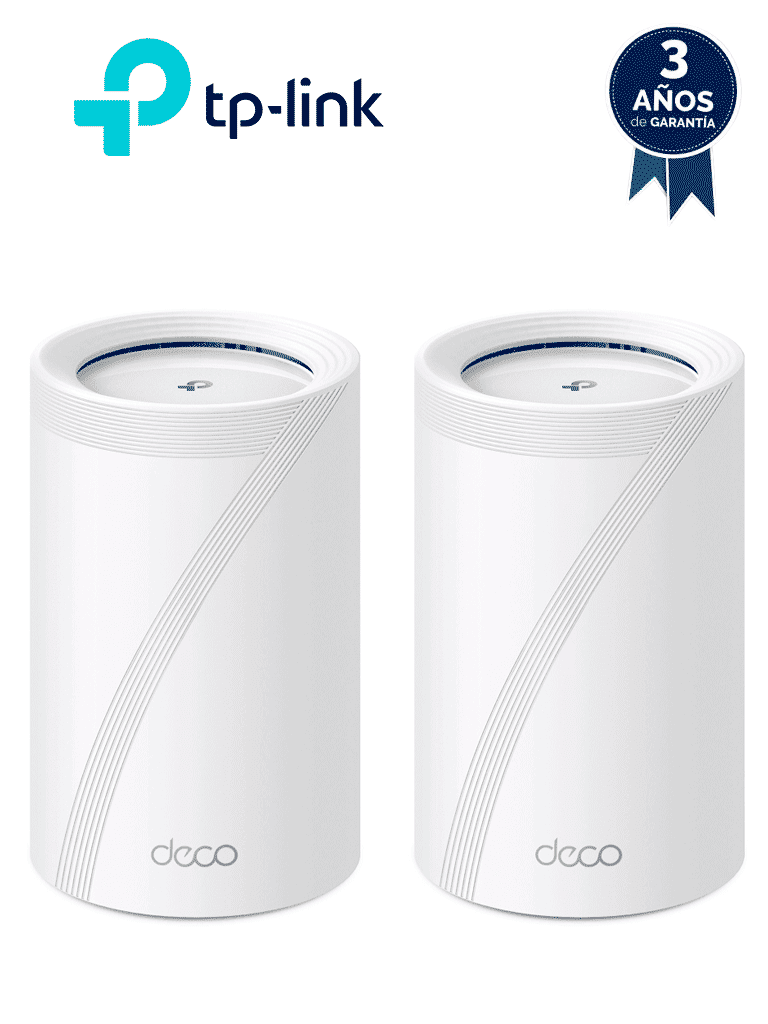 TP-LINK DECO BE65 (2-Pack) – Sistema Mesh WiFi 7 , Wi-Fi 7 de Triple B TP-LINK DECO BE65 (2-Pack) – Sistema Mesh WiFi 7 , Wi-Fi 7 de Triple B