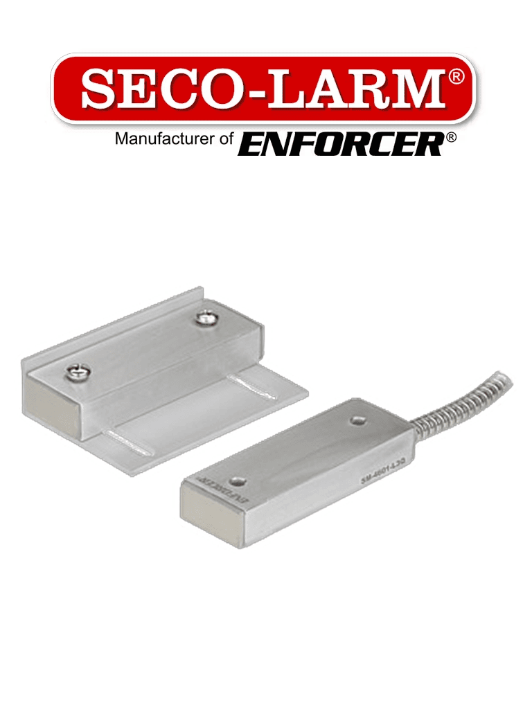 Seco-Larm SM-4601-L3Q – Contacto magnético industrial Compatible panel