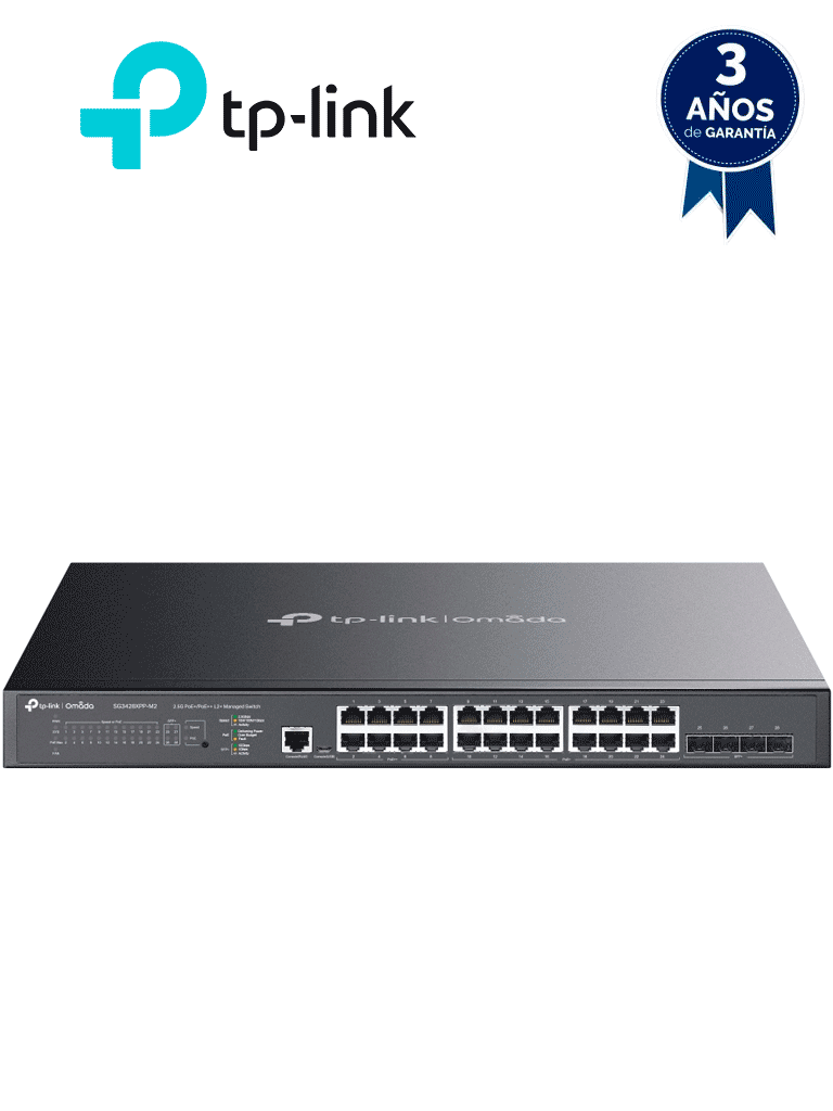 TP-LINK TL-SG3428XPP-M2 -Switch OMADA administrable de 24 puertos RJ45