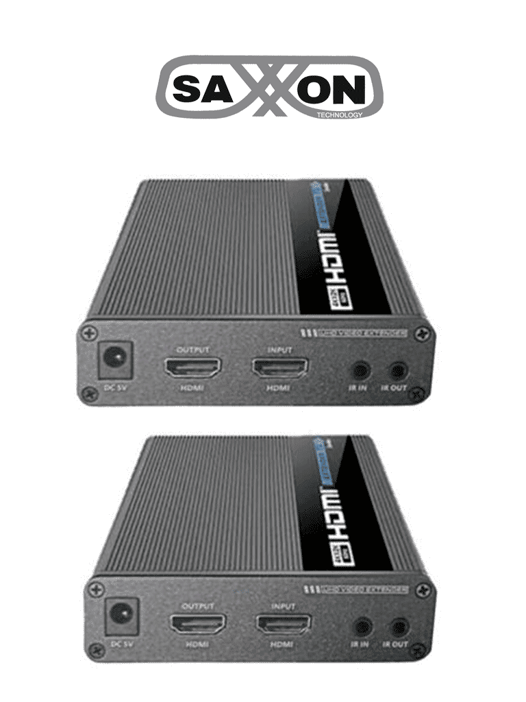 SAXXON LKV676E- Kit extensor de video HDMI Resolucion 4K 60 Hz Hasta 7