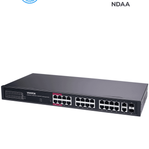 VIVOTEK AW-GEL-285A-380 – Switch PoE 24 puertos Administrable Lite, 20 VIVOTEK AW-GEL-285A-380 – Switch PoE 24 puertos Administrable Lite, 20