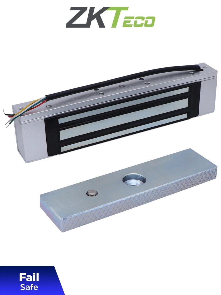ZKTECO LM120 – Cerradura Magnética para Uso Interior, Fuerza de Sujeci ZKTECO LM120 – Cerradura Magnética para Uso Interior, Fuerza de Sujeci