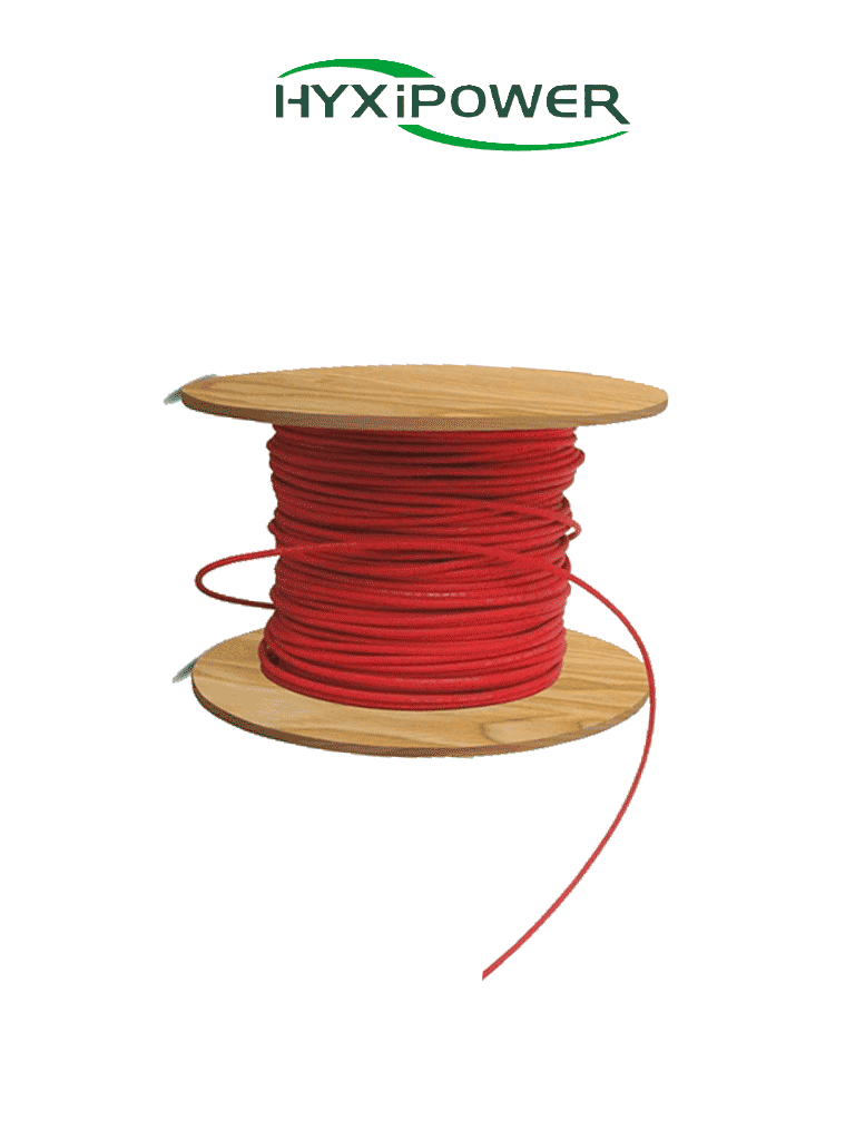 HYX H1Z2Z2-KR6 – Cable Fotovoltaico Color Rojo 6mm2 10AWG Cubierta lib