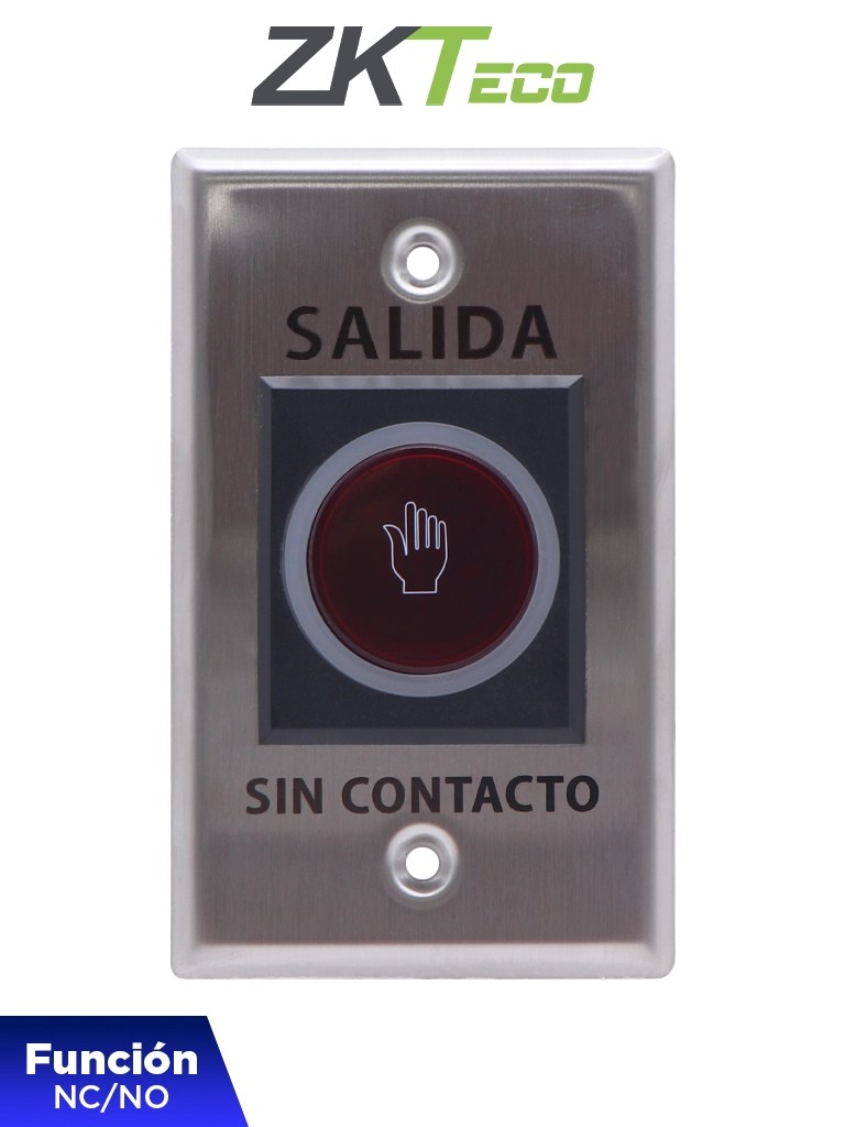 ZKTECO TLEB102 – Botón de Salida sin Contacto, Serie K11, Indicador LE ZKTECO TLEB102 – Botón de Salida sin Contacto, Serie K11, Indicador LE