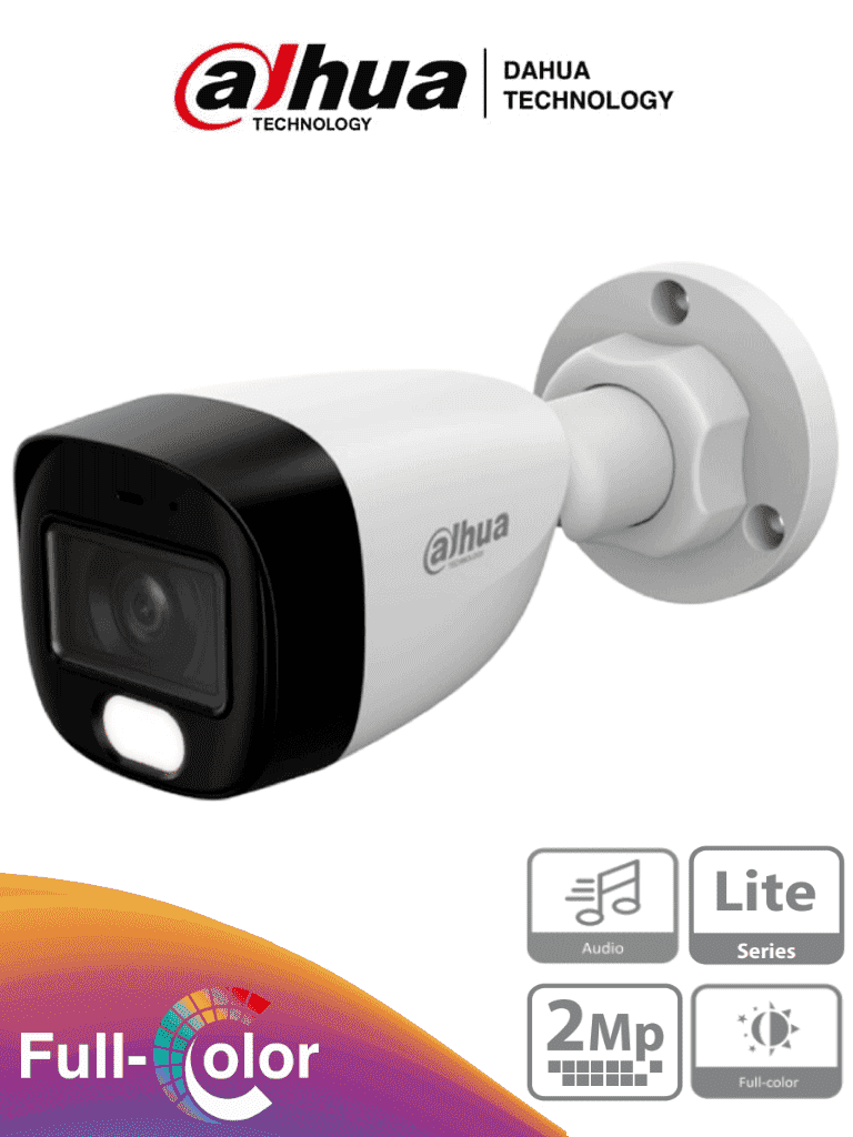 DAHUA HAC-HFW1209CM-A-LED-0280B-S3 – Cámara Bullet Full Color 1080p le