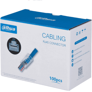 DAHUA PFM976-531-PT – Caja con 100 Plugs Pass through RJ45 Cat5e Chapa DAHUA PFM976-531-PT – Caja con 100 Plugs Pass through RJ45 Cat5e Chapa