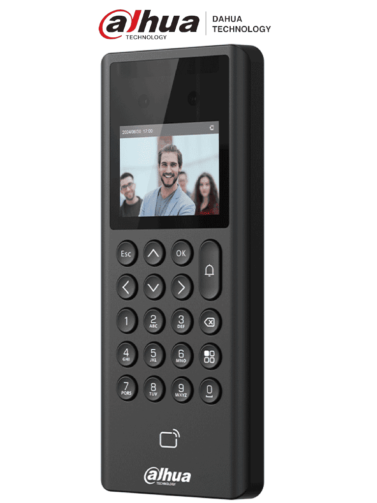 DAHUA ASI3203E -Control de Acceso y Asistencia con Reconocimiento Faci