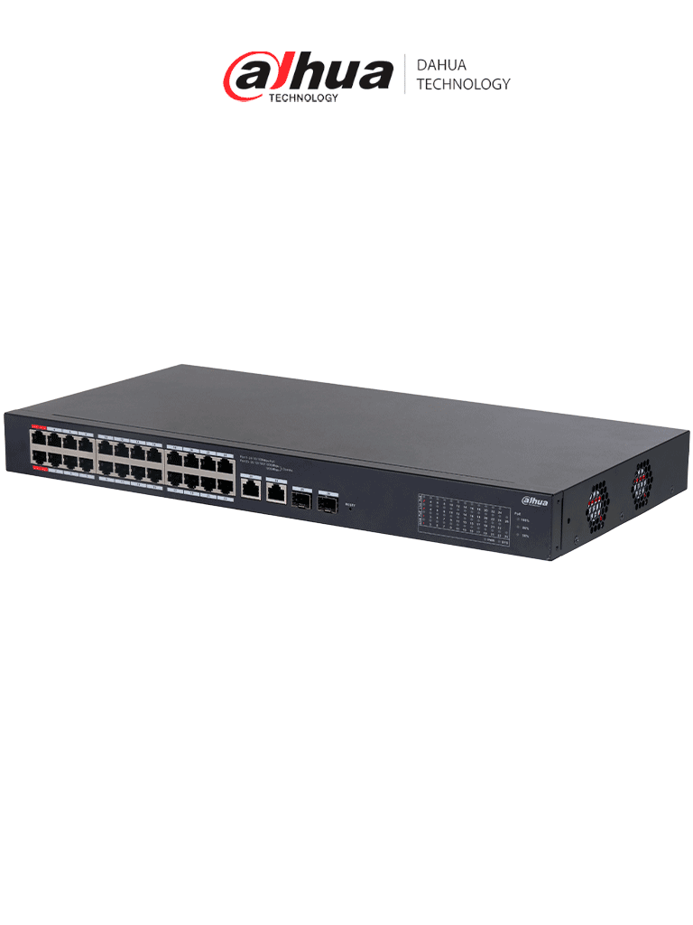 DAHUA CS4226-24ET-240 – Switch PoE de 26 Puertos 24 Puertos PoE 10 100