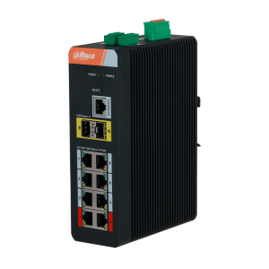 DAHUA IS4210-8GT-120 Switch PoE Gigabit Grado industrial de 10 puertos DAHUA IS4210-8GT-120 Switch PoE Gigabit Grado industrial de 10 puertos