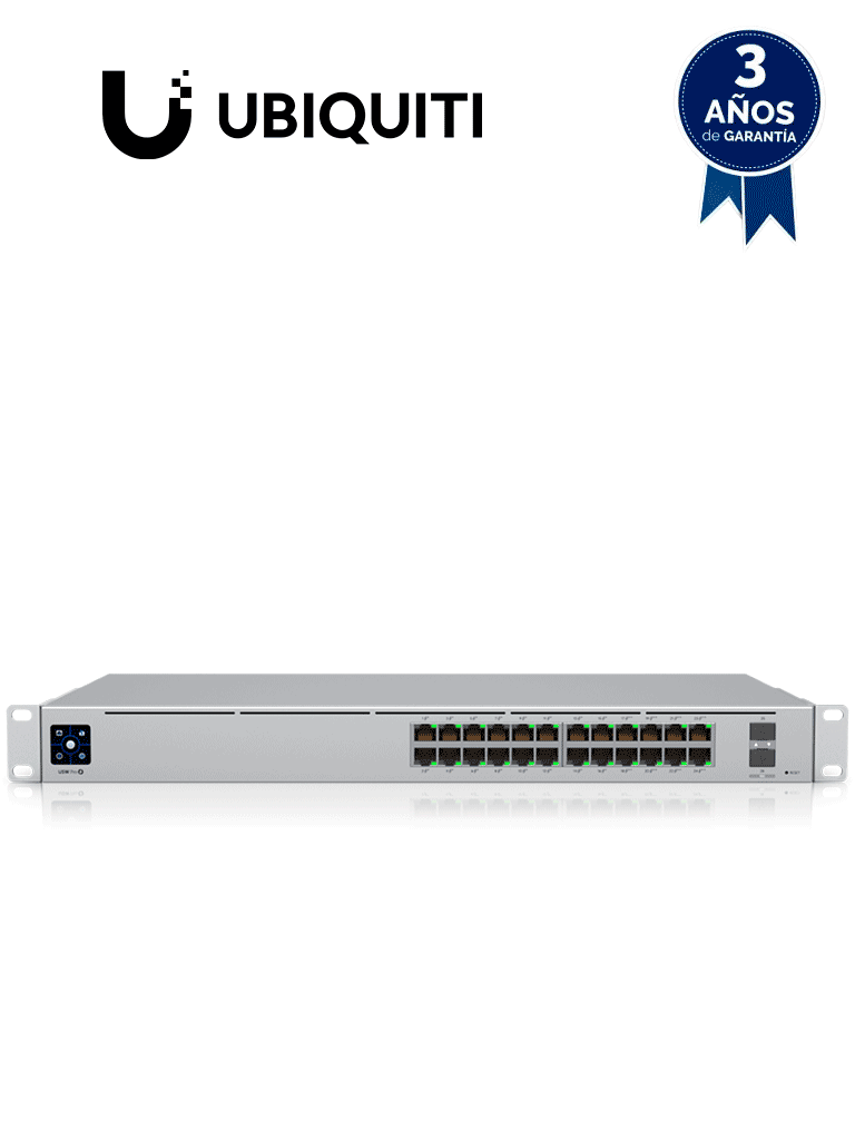 UBIQUITI USW-PRO-24-POE – UniFi Switch Gigabit PoE PRO con 24 puertos