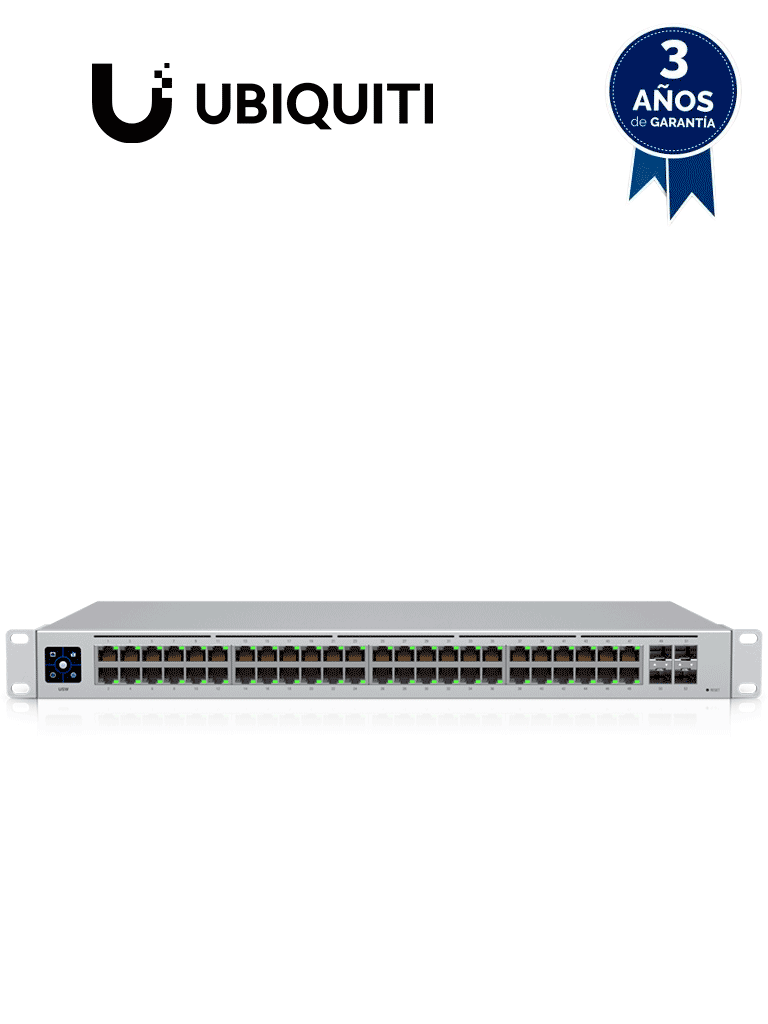 UBIQUITI USW-48 UniFi Switch Capa 2 de 48 puertos 10 100 1000 Mbps más