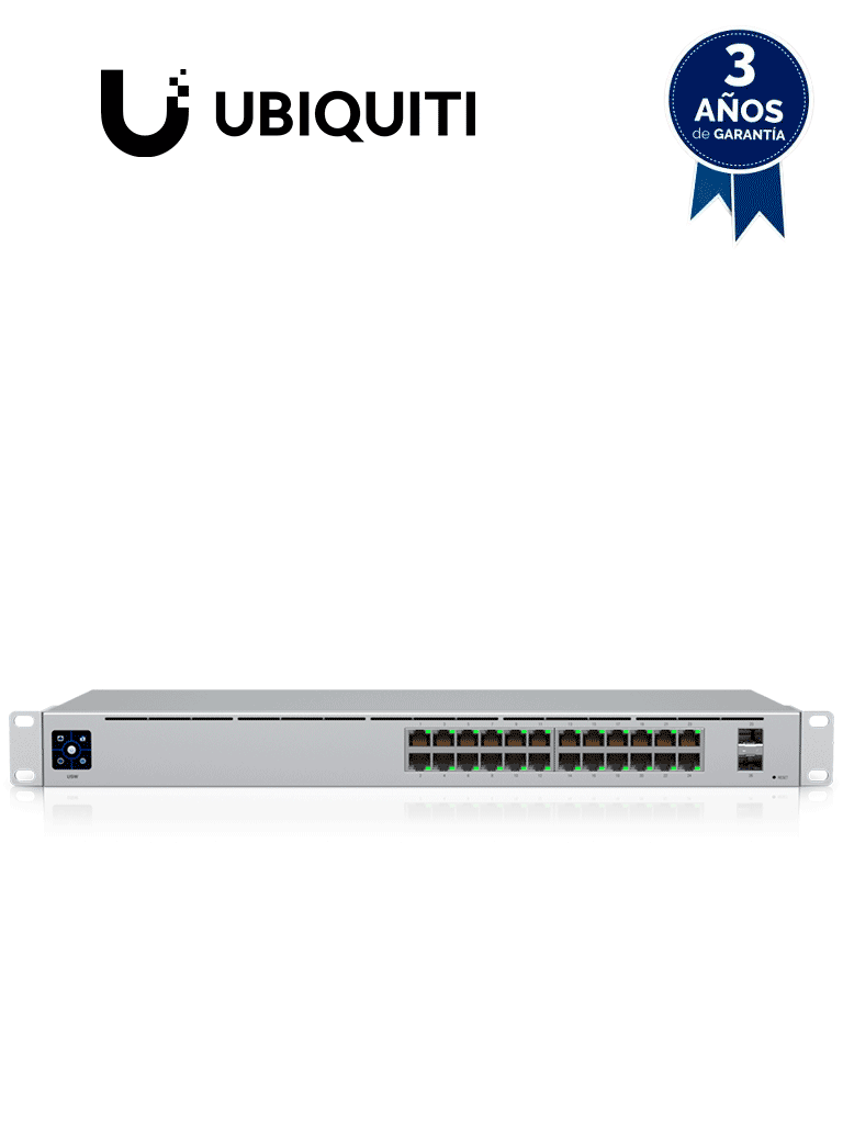 UBIQUITI USW-24 UniFi Switch Capa 2 de 24 puertos 10 100 1000 Mbps más