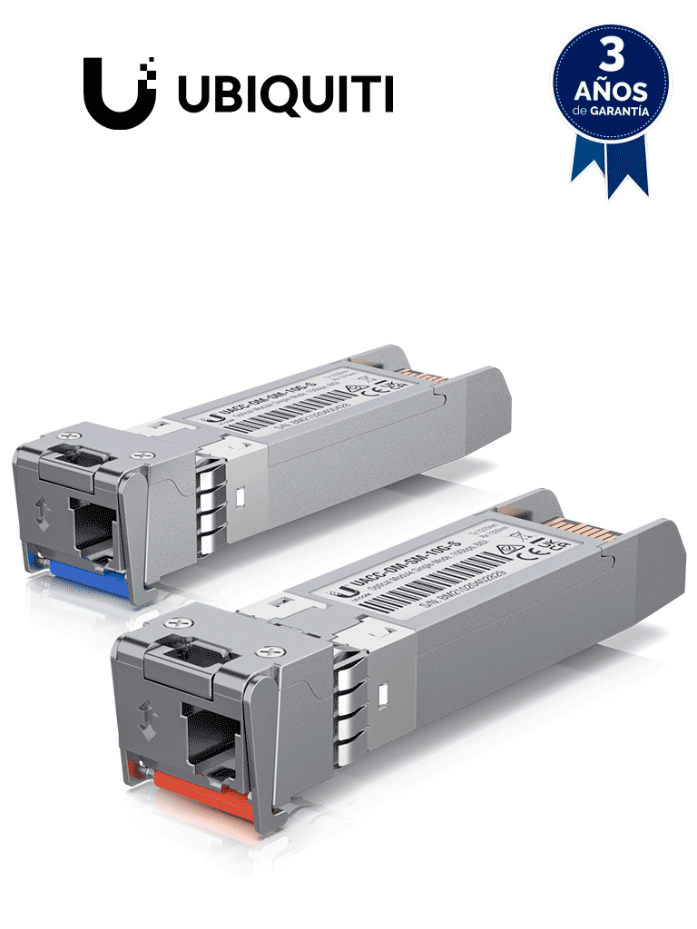 UBIQUITI UACC-OM-SM-10G-S-2 – Módulo SFP monomodo con transceptor mini