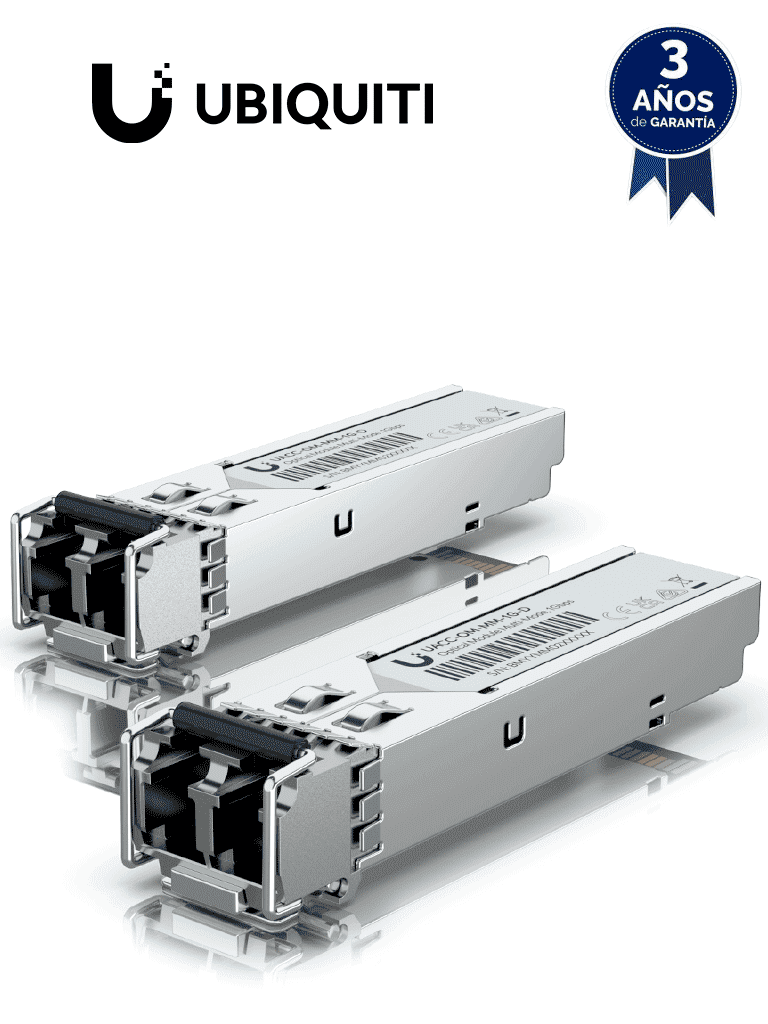 UBIQUITI UACC-OM-MM-1G-D-2 – Módulo UFiber SFP 1.25G con transceptor M