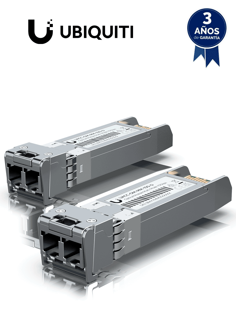 UBIQUITI UACC-OM-MM-10G-D-2 – Módulo UFiber SFP+ 10G con transceptor M