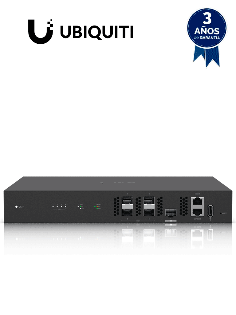 UBIQUITI UF-OLT-4 – Terminal de línea óptica para hasta 512 ONUs concu