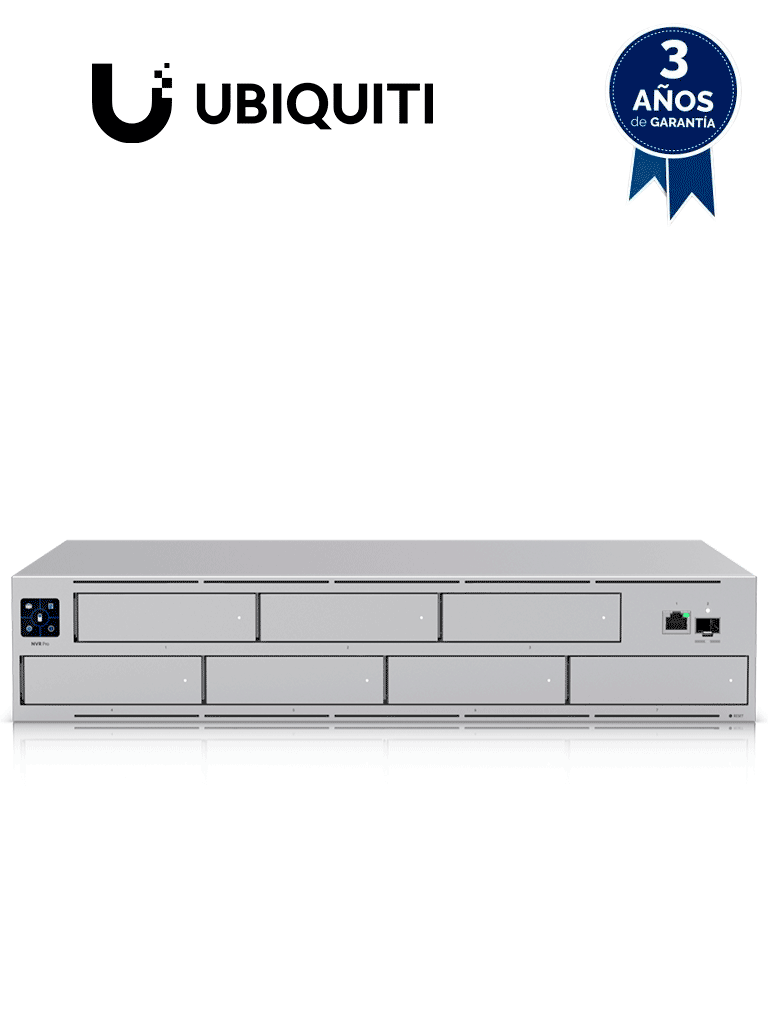 UBIQUITI UNVR-PRO – NVR UniFi Protect , 7 bahías de disco duro de 2,5
