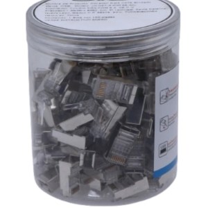 TCE LN-NET-RJCAT6B-30u – Plug Modular RJ45 Cat6 Blindado, Chapado en O TCE LN-NET-RJCAT6B-30u – Plug Modular RJ45 Cat6 Blindado, Chapado en O