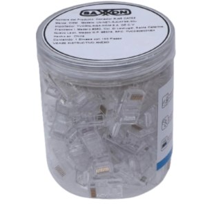 TCE LN-NET-RJCAT5E-30u – Bote con 100 Plugs RJ45 Cat5e, Sin Blindaje, TCE LN-NET-RJCAT5E-30u – Bote con 100 Plugs RJ45 Cat5e, Sin Blindaje,