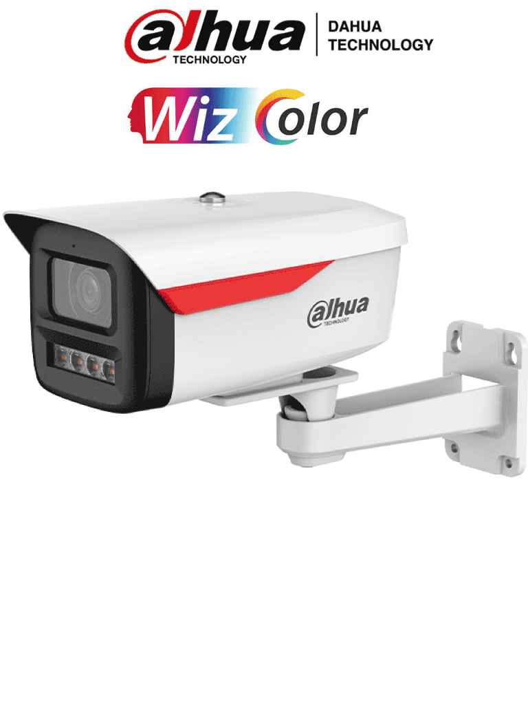DAHUA DH-IPC-HFW2449M-S-B-PRO – Cámara IP Bullet de 4MP WizColor WizSe
