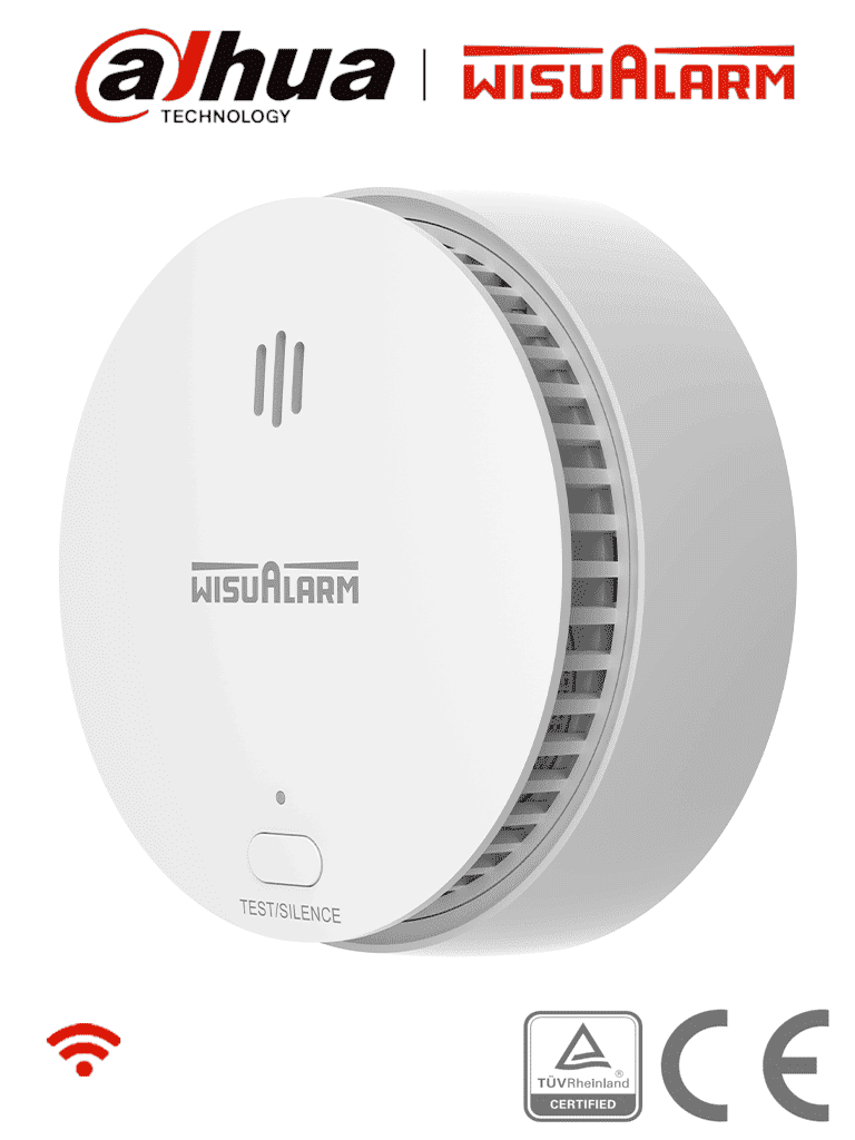 DAHUA WISUALARM HY-SA2FA – Detector Inteligente de Humo WiFi 2.4 Ghz,
