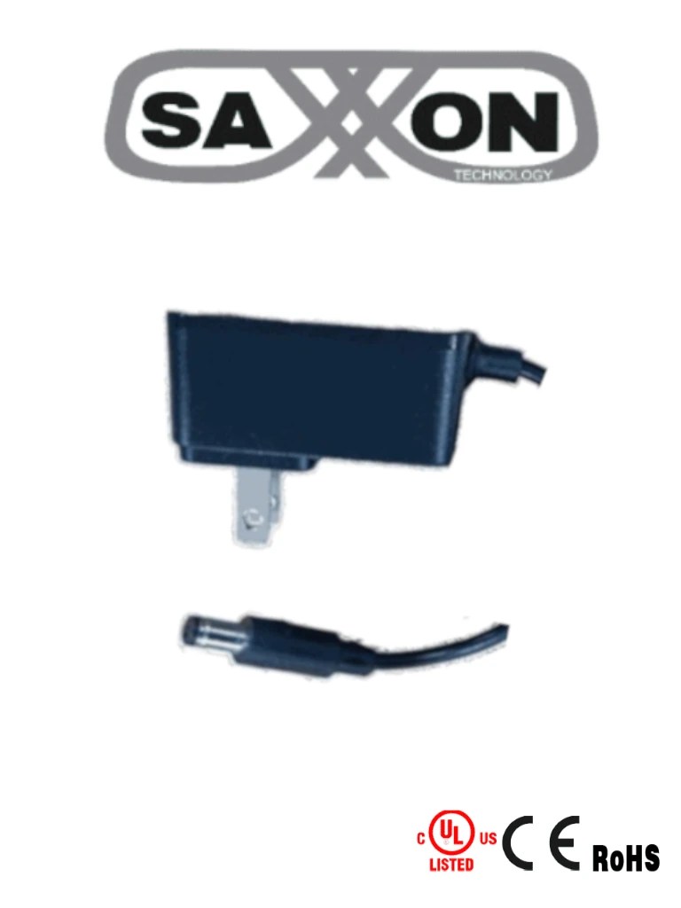 SAXXON KA0601A1200500USS – Fuente de Poder Regulada Alimentación 12 Vc