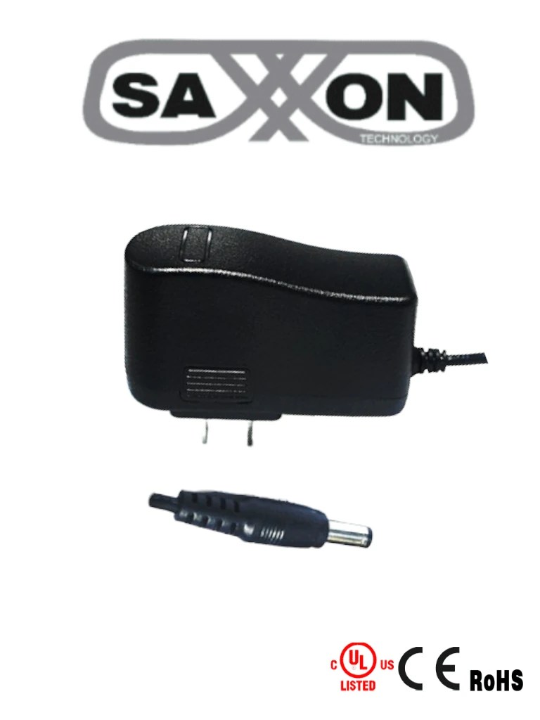 SAXXON PSU12015E – Fuente de Poder Regulada de 12 Vcc 1.5 Amperes Cone
