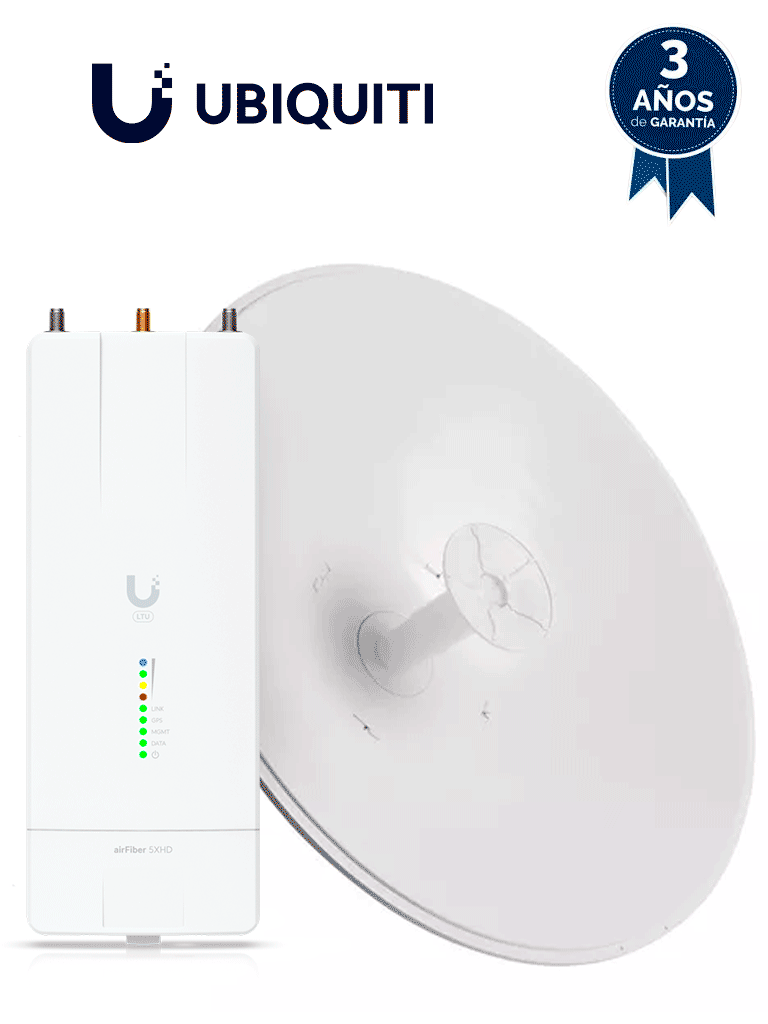 Ubiquiti AF-5XHD-30-S45 – Kit AirFiber con Radio AF-5XHD y Antena AirF Ubiquiti AF-5XHD-30-S45 – Kit AirFiber con Radio AF-5XHD y Antena AirF