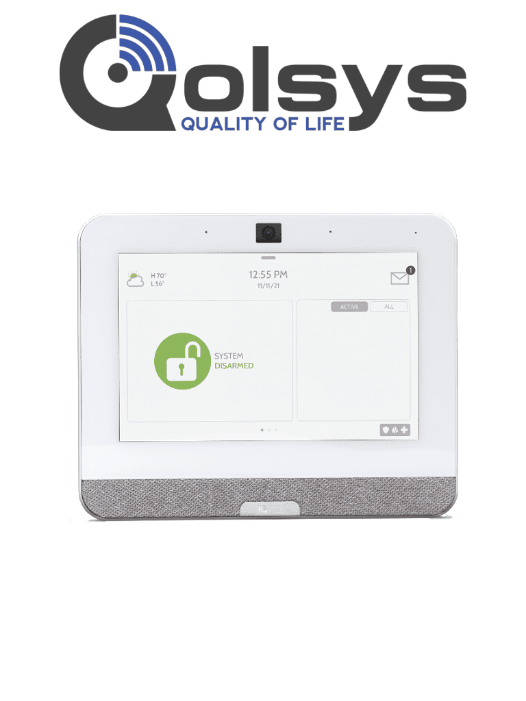 QOLSYS IQP4 – Sistema de Alarma IQPanel4 Autocontenido , con Pantalla