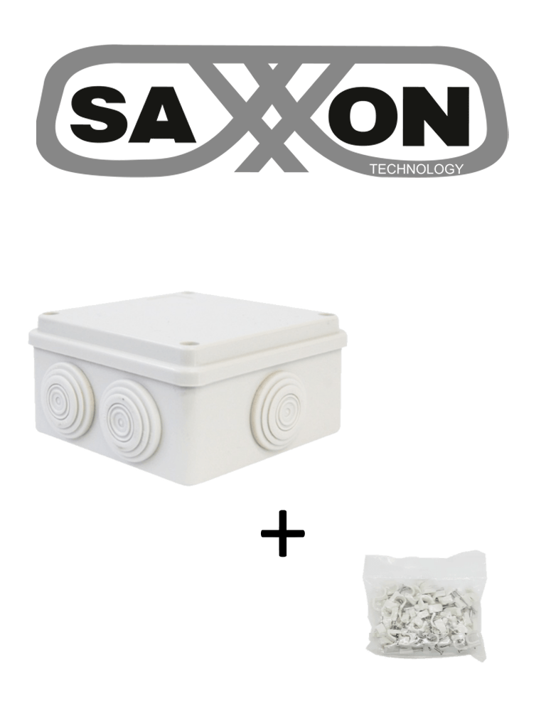SAXXON SWD010LMG5MMC – Paquete de Caja de Conexiones 7 Entradas 100×10