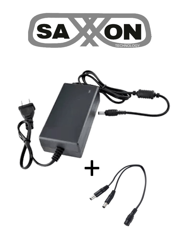 SAXXON SW001202SXF52PAQDIV – Fuente de Poder Regulada 12VCD 2 Amper +