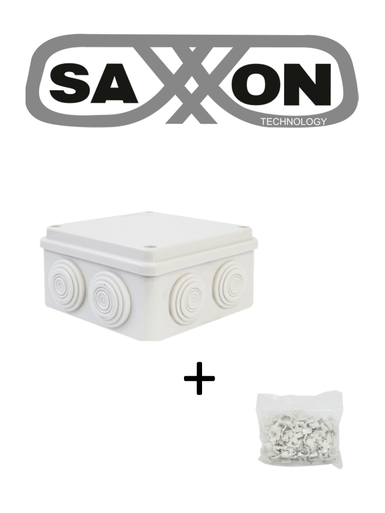 SAXXON SWD015LMG5MMC – Paquete de Caja de Conexiones 8 Entradas 150×15