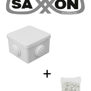 SAXXON SWD008LMG5MMC – Paquete de Caja de Conexiones 4 Entradas 80x80x SAXXON SWD008LMG5MMC – Paquete de Caja de Conexiones 4 Entradas 80x80x