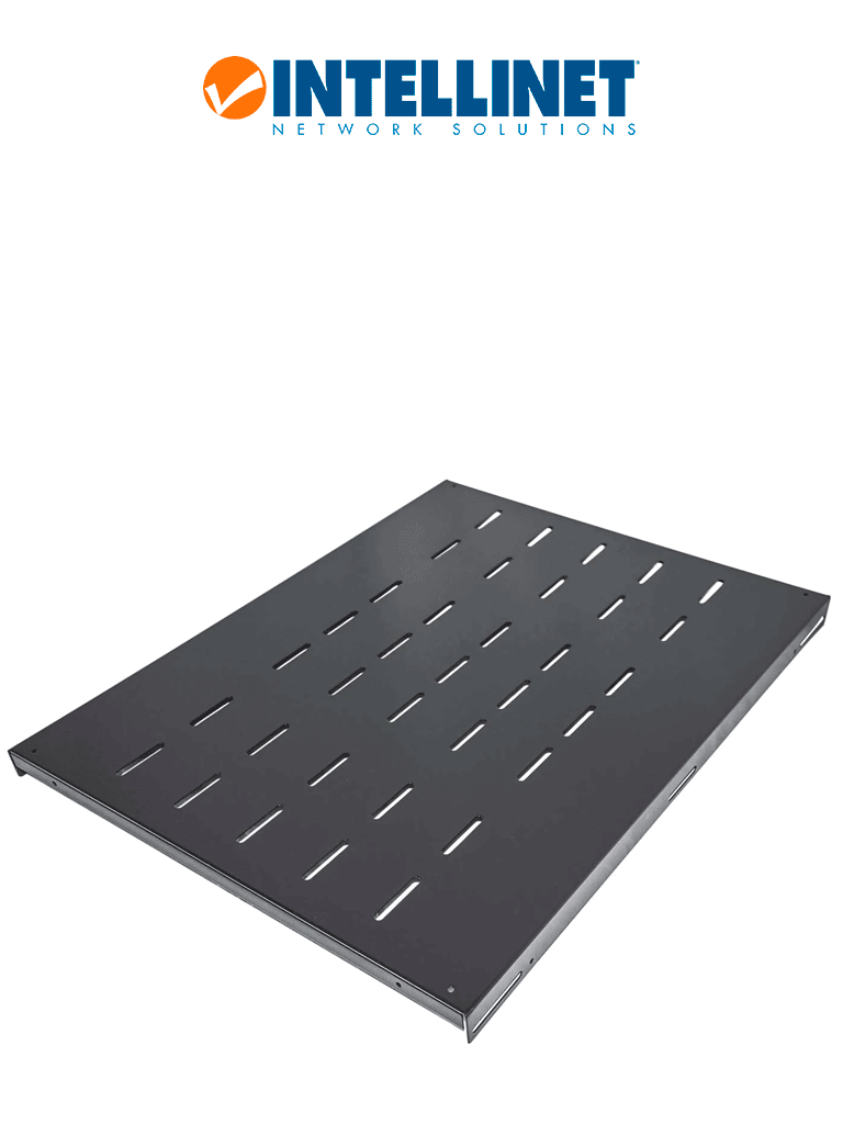 INTELLINET 712576 – Charola Gabinete 19″ 1U Fija 62cm Ventilada 100kg.