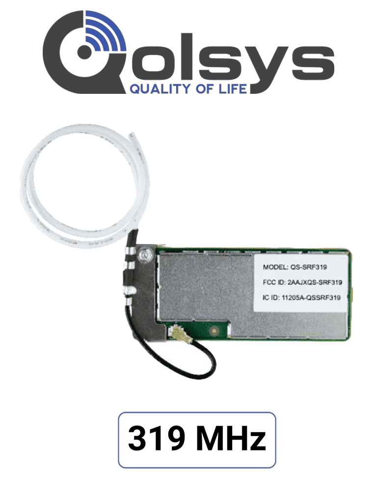 Qolsys IQCard 319 MHz – Permite retomar instalaciones que utilizan sen