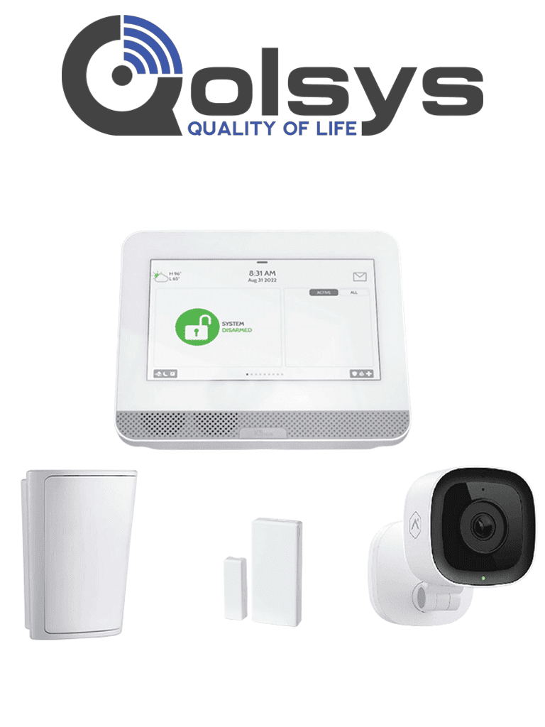 QOLSYS IQ4 HUB Video Basico – Paquete que contiene Sistema de Alarma I