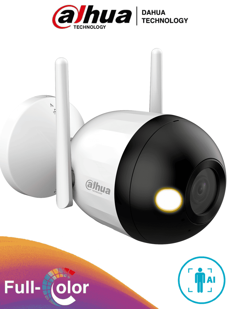 DAHUA F4CN-LED – Cámara IP Bullet Wifi de 4 Megapíxeles Full Color Mic