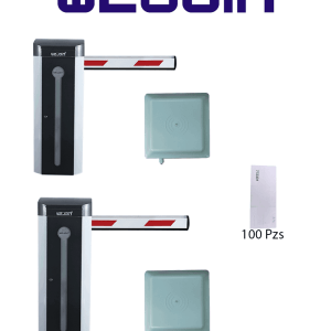 WEJOIN WJCB120 Kit de 2 Barreras Vehiculares de 4M con 2 Lectoras UHF WEJOIN WJCB120 Kit de 2 Barreras Vehiculares de 4M con 2 Lectoras UHF