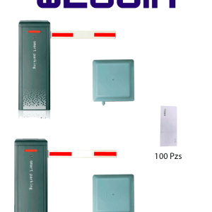 WEJOIN WJDZE2 Kit de 2 Barreras Vehiculares de 4.5M con 2 Lectoras UHF WEJOIN WJDZE2 Kit de 2 Barreras Vehiculares de 4.5M con 2 Lectoras UHF