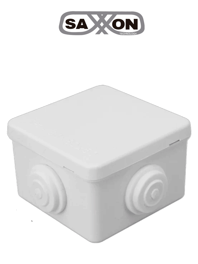 SAXXON SXWD008 – Caja de conexiones con 4 entradas PVC libre de halóge