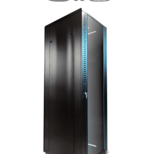 SAXXON SXR42U6642S – Gabinete de Piso color Negro 42UR Puerta de Vidri SAXXON SXR42U6642S – Gabinete de Piso color Negro 42UR Puerta de Vidri