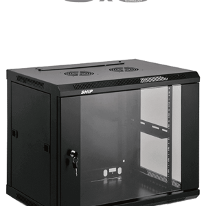 SAXXON SXR9U6409S – Gabinete de Pared Negro 9UR Puerta de Vidrio Templ SAXXON SXR9U6409S – Gabinete de Pared Negro 9UR Puerta de Vidrio Templ