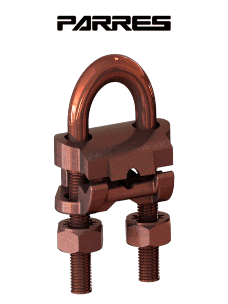 PARRES ABE ABRAZADERA PARA UNION EQUIPOTENCIAL Abrazadera de bronce pa PARRES ABE ABRAZADERA PARA UNION EQUIPOTENCIAL Abrazadera de bronce pa