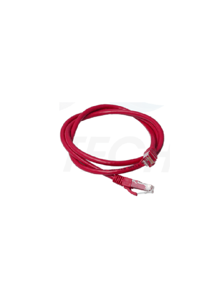 SBE TECH SBE-PCC6U2.0M-RD – Cable de parcheo Cat 6, color rojo, de 2 m