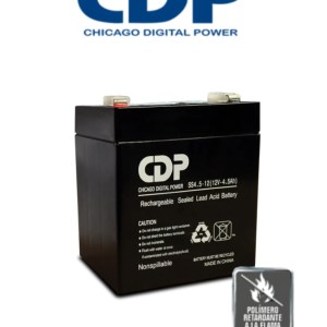 CDP B-12-4.5 SLB 12-4.5 – Batería de respaldo de 12V a 4.5AH Batería l CDP B-12-4.5 SLB 12-4.5 – Batería de respaldo de 12V a 4.5AH Batería l