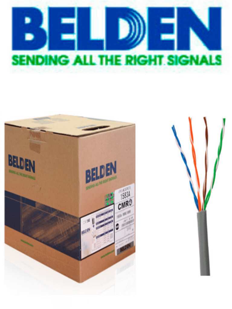 BELDEN 1583A008U1000 – Cable UTP 4 Pares Categoria 5E 24 AWG 305 Metro