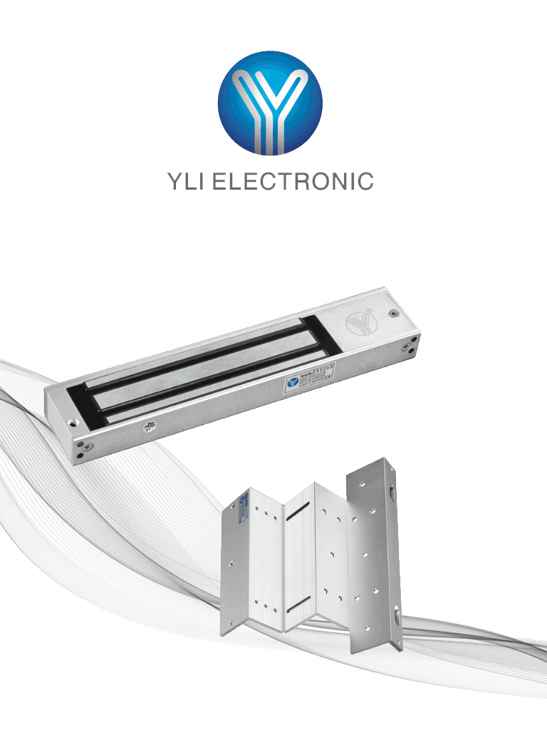 YLI YM180NLEDPACK – Paquete de Cerradura Magnética YM180NLED y Soporte