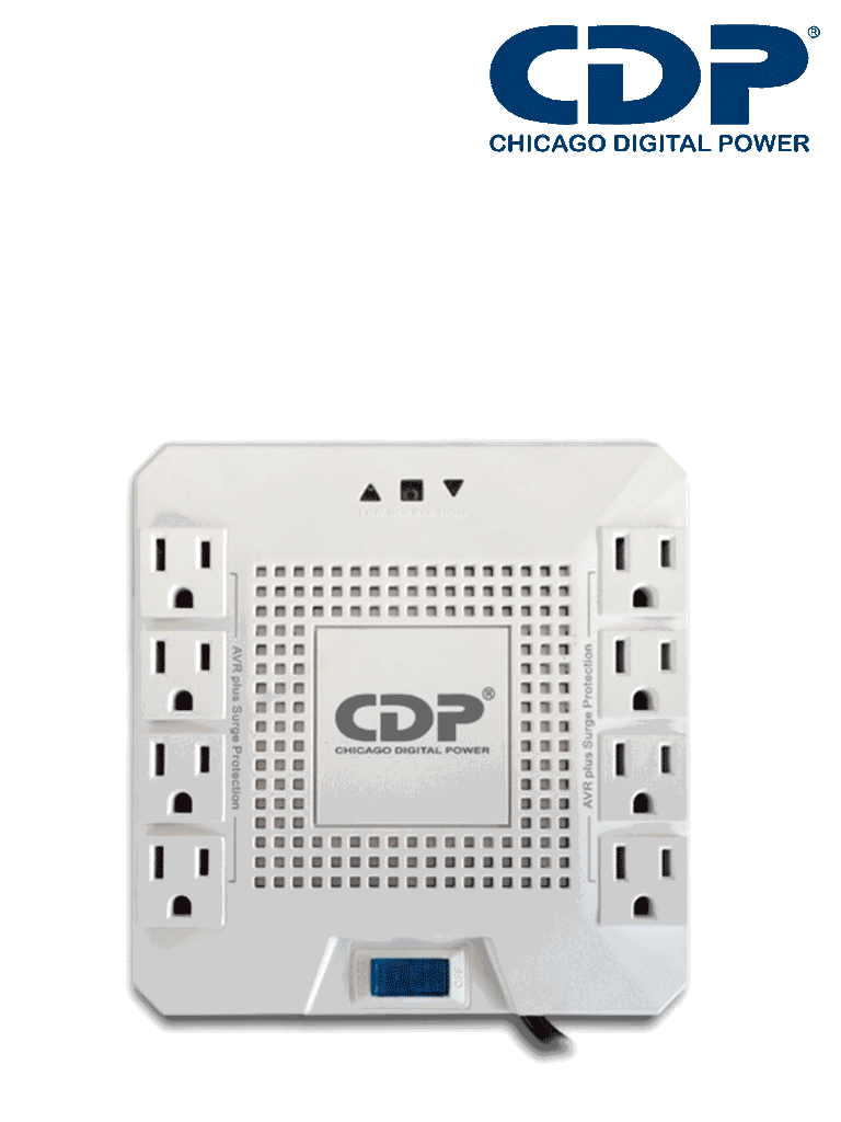 CDP R-AVR1808 – Regulador para equipos electrónicos de alto consumo, 1